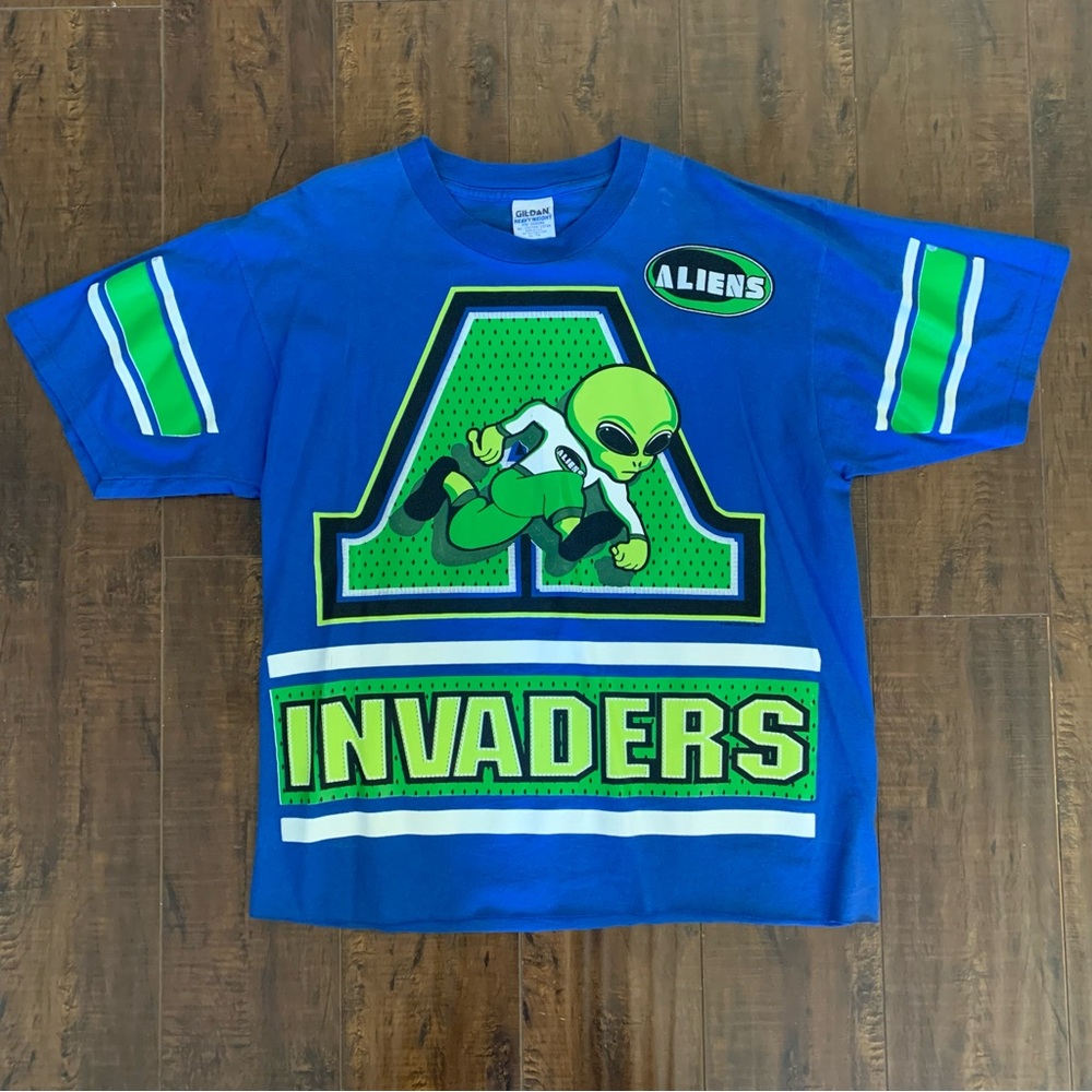 Vintage Alien Invaders Tee Shirt